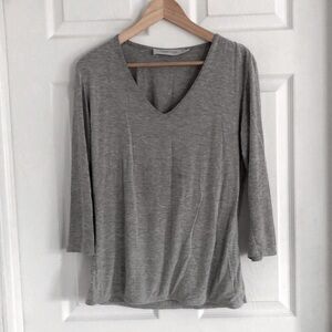 Grey v-neck from Simons